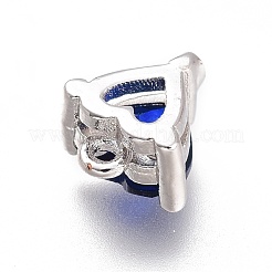 Латунные микро проложить кубического циркония подвески&nbsp;ZIRC-H102-15C-P