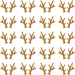 40шт. бархатная ветка снеговика из рогов оленя&nbsp;DOLL-GF0001-08B