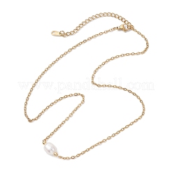 Ожерелья с подвесками из натурального культивированного пресноводного жемчуга&nbsp;NJEW-JN05134-03