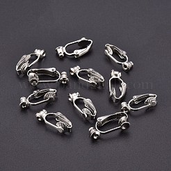 Латунь клип на серьги конвертер&nbsp;X-KK-Q115-N