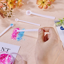 30 шт. 3 вида пластиковых ложек&nbsp;AJEW-TA0001-89