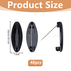 48 шт. броши из смоляной булавки&nbsp;JEWB-OC0001-11B