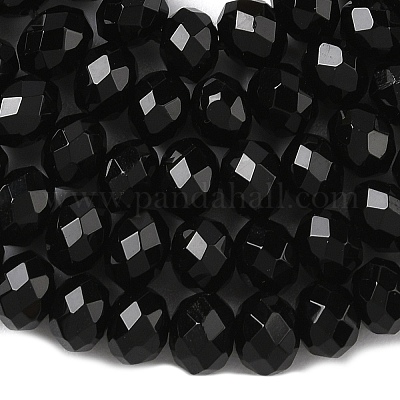 Натуральные бусины черного оникса&nbsp;G-D344-A19-02-1