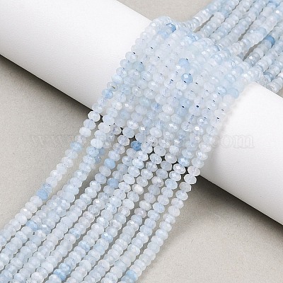 Природные Аквамарин бисер нитей&nbsp;G-C255-C04-2x3mm-1