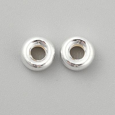 S925 бусины из стерлингового серебра&nbsp;STER-WH0019-34D-1