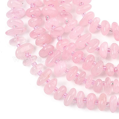 Природного розового кварца нитей бисера&nbsp;G-F821-B02-01-1