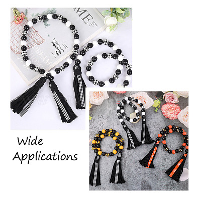 Натуральные деревянные бусы&nbsp;WOOD-TAC0010-05B-1