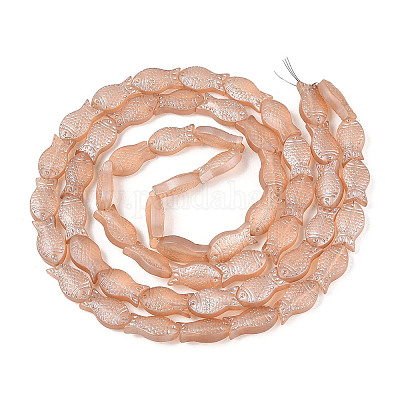 Матовые стеклянные бусины&nbsp;GLAA-T023-40C-06-1