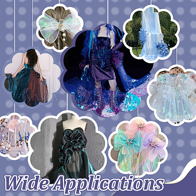 Органза ткань&nbsp;DIY-WH0308-692D-1