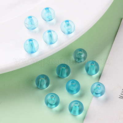 Прозрачные акриловые бусины MACR-S370-A8mm-755-1