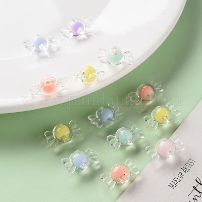 Прозрачные акриловые бусины&nbsp;TACR-S152-03A-1