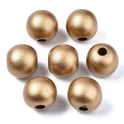 Крашеные натуральные деревянные бусины&nbsp;LS-WOOD-T027-23B-01-LF-1