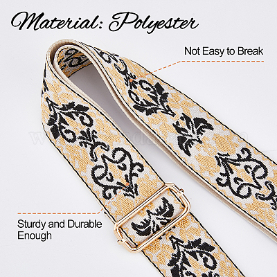 Регулируемые лямки из полиэстера в богемном стиле&nbsp;FIND-WH0418-24KCG-02-1