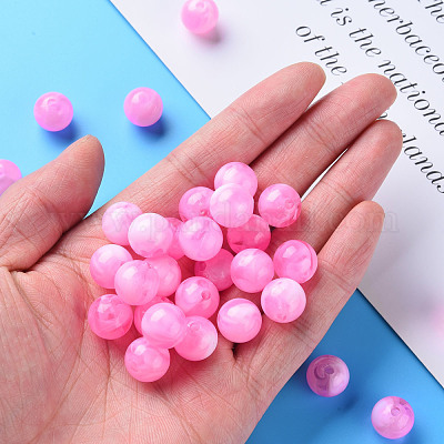 Акриловые бусины&nbsp;MACR-S375-001D-03-1