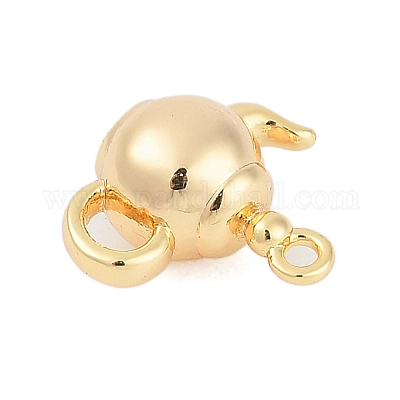 Латунь подвески&nbsp;LS-ZIRC-P122-02G-1