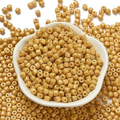 Стеклянные бусины с перламутровым эффектом для выпечки&nbsp;SEED-C001-04A-14-1