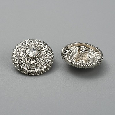 Пуговица из сплава с 1 отверстием DIY-WH0366-90P-1