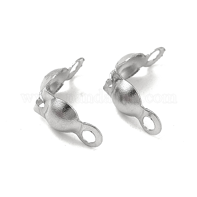 Наконечники бусин из нержавеющей стали марки 304 STAS-P319-33P-01-1