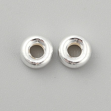 S925 бусины из стерлингового серебра&nbsp;STER-WH0019-34D-1