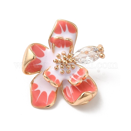 Латунь эмаль подвески&nbsp;KK-C062-064G-1