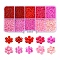 8500Pcs 10 Style Glass Seed Beads, Round, 12/0, Pink, 1.5~2.5mm, Hole: 0.5~1mm, 13g, 850pcs/style, 8500pcs/box