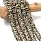 Natural Dalmatian Jasper Beads Strands, Disc, Heishi Beads, 8x1~1.5mm, Hole: 1.2mm, about 304pcs/strand, 15.16''(38.5cm)