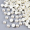 ABS Plastic Imitation Pearl Cabochons, Half Round, Beige, 6x3mm