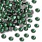 Preciosa® Crystal Hotfix Flatback Stones, Czech Crystal, Round(438 11 612 Chaton Rose VIVA 12 ®), 50020 Green Tourmaline, SS8(2.3~2.5mm)