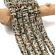 Природные яшмы далматин бисер нитей&nbsp;G-G329-B05-8x1mm-1