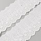 Хлопковая вышивка цветочной кружевной лентой&nbsp;OCOR-WH0078-217-1