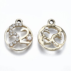 Подвески из сплава с УФ покрытием&nbsp;PALLOY-S181-013G-RS