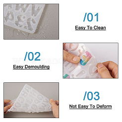 1 шт. силиконовые Молды для соединения букв и цифр&nbsp;DIY-TA0005-09