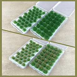 56 шт. 2-цветные нейлоновые мини-пучки травы&nbsp;AJEW-SP0003-16B