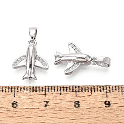 Латунные микро проложить кубического циркония подвески&nbsp;KK-T073-52P