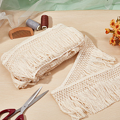 16 ярд хлопковой кружевной ленты с отделкой по краям&nbsp;OCOR-WH0092-24