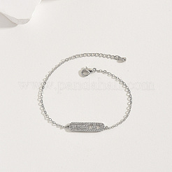 Элегантные латунные браслеты с овальными звеньями&nbsp;WT9592-2