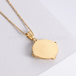 Винтажные ожерелья из нержавеющей стали с подвеской в виде компаса для мужчин&nbsp;MA3570