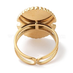 Ионное покрытие (IP) кольцо из нержавеющей стали 304&nbsp;RJEW-B059-07G-01