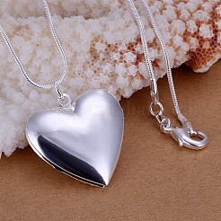 Латуни полые сердца диффузор Locket подвески&nbsp;KK-BB11640