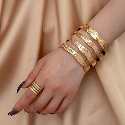 Наборы из многослойных браслетов-манжет и колец-манжет из сплава&nbsp;FS-WG89442-01