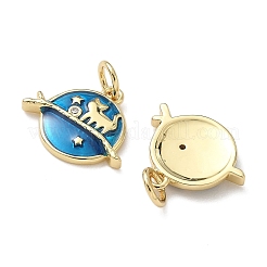 Латунь эмаль подвески&nbsp;KK-P326-03G