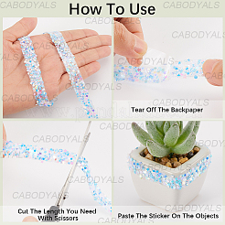 5м лента со стразами&nbsp;OCOR-CY0002-01A