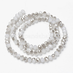 Стеклянные бусины с гальваническим покрытием &nbsp;EGLA-A034-J4mm-E05