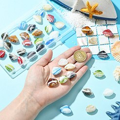 40шт 8 цвета бусины лэмпворк ручной работы&nbsp;LAMP-CJ0002-76