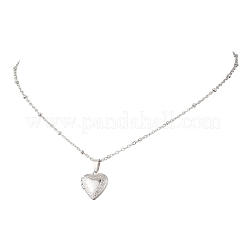 Кулон в форме сердца из нержавеющей стали 316&nbsp;NJEW-JN05821