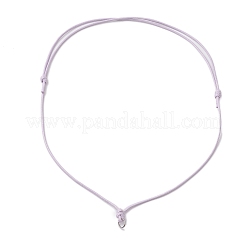 5 шт. 5-цветный регулируемый вощеный полиэстеровый шнур для изготовления ожерелий&nbsp;AJEW-JB01309-01