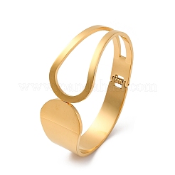 Ионное покрытие (ip) 304 нержавеющая сталь шарнирные браслеты для женщин&nbsp;STAS-Z114-09G