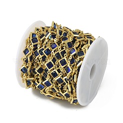 Латунные стеклянные ромбовидные цепи CHC-R001-05G-01