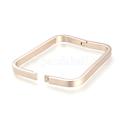 Латунь горный хрусталь браслеты&nbsp;BJEW-R300-22RG