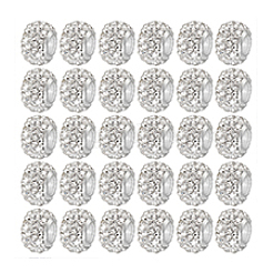 100шт полимерная глина со стразами европейские бусины RB-PH0001-54A